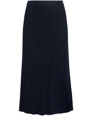 Carla G Midi Skirt Viscose, Polyester, Nylon - Blue