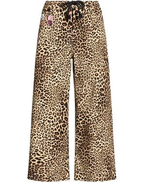 FRONT STREET 8 Pants Cotton, Rubber - Natural