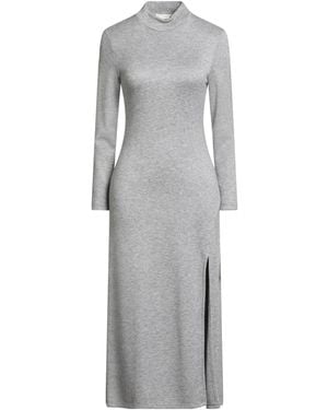 Haveone Light Midi Dress Viscose, Polyester, Nylon - Gray