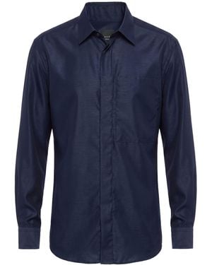 Xacus Midnight Shirt Wool, Polyamide - Blue