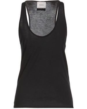 Halfboy Tank Top Viscose - Black