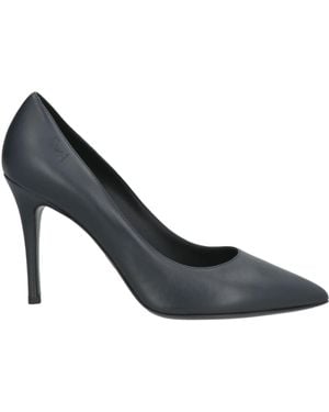 Emporio Armani Court Shoes Leather - Blue