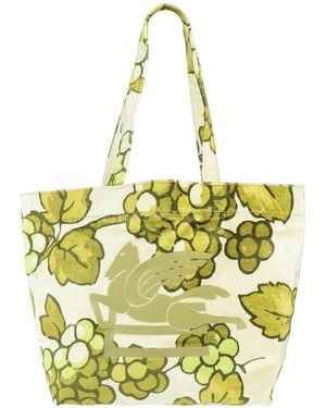 Etro Shoulder Bag Textile Fibres - Metallic