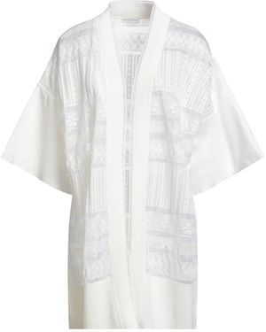Ballantyne Cardigan Cotton, Polyester - White
