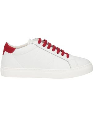 Emporio Armani Trainers Calfskin - White