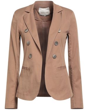 ALESSIA SANTI Blazer Cotton, Elastane - Brown