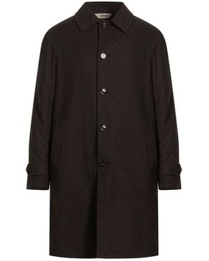 Aspesi Dark Coat Virgin Wool, Cashmere - Black