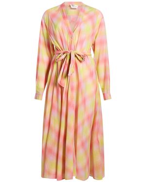 forte_forte Midi Dress Cotton - Pink