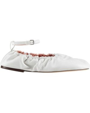 Odissi Ballet Flats Leather - White