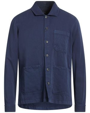 Hackett Shirt Cotton, Linen, Lyocell - Blue