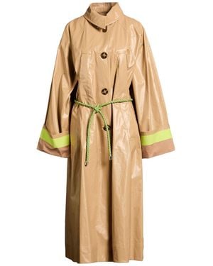Tommy Hilfiger Overcoat & Trench Coat Polyurethane, Cotton - Natural