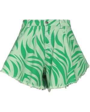 DEPENDANCE Denim Shorts - Green