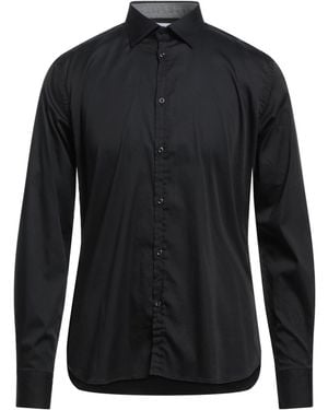 Aglini Shirt Cotton, Polyamide, Elastane - Black