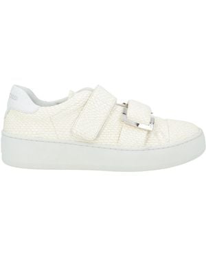 Sergio Rossi Ivory Sneakers Leather - White