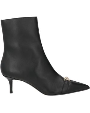 Versace Ankle Boots Lambskin - Black