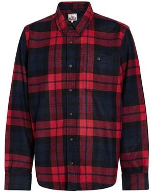 Woolrich Shirt Wool, Polyester, Polyamide - Red