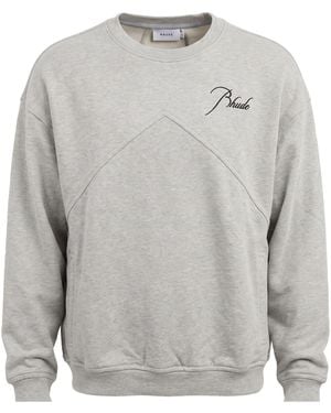 Rhude Light Sweatshirt Cotton - Gray