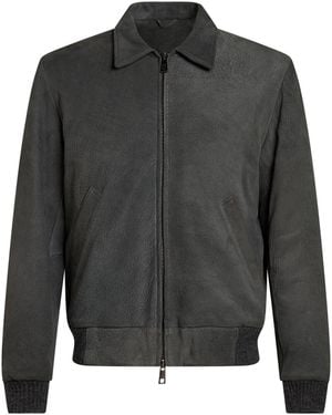 Giorgio Brato Dark Jacket Leather - Gray