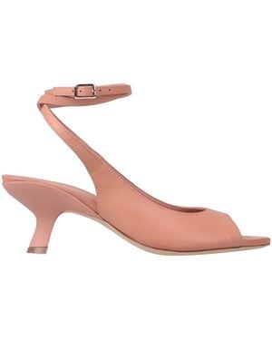 Vic Matié Antique Rose Sandals Leather - Pink