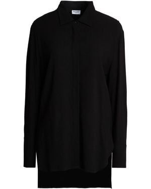 RUE DU BAC Shirt Viscose, Wool - Black