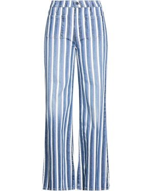 Mother Pantalon En Jean - Bleu