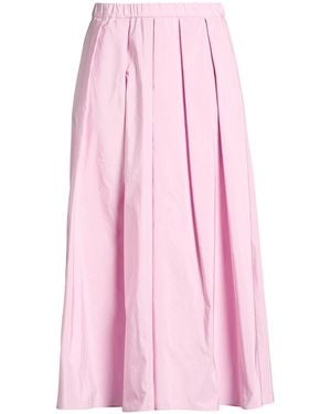 Weekend by Maxmara Maxi Skirt Polyester, Cotton - Pink