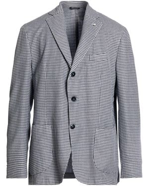 L.B.M. 1911 Blazer Cotton, Wool, Linen, Polyamide - Gray
