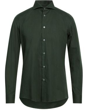 Daniele Alessandrini Shirt Cotton, Elastane - Green