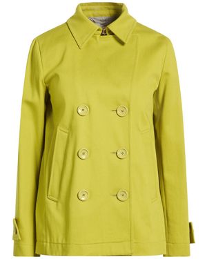 Herno Coat Cotton, Elastane - Yellow