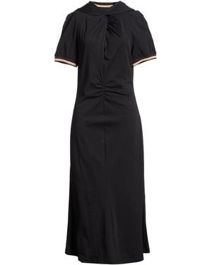 Wales Bonner Maxi Dress Organic Cotton, Cotton, Elastane - Black