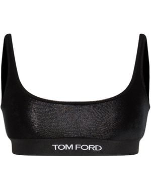 Tom Ford Top Triacetate, Polyester - Black