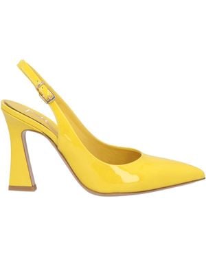 Noa Pumps Leather - Yellow