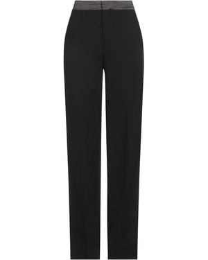 Chloé Trousers Virgin Wool, Cotton, Silk - Black