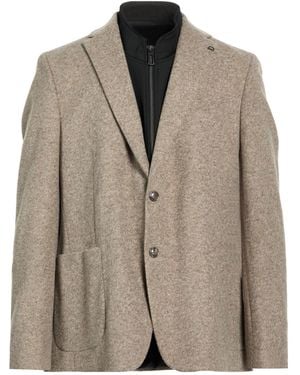 DIGEL Jacket Polyacrylic, Virgin Wool, Polyester - Brown