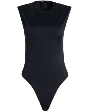 Mugler Bodysuit Polyamide, Elastane - Black