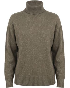 Peserico Rollkragenpullover - Grün