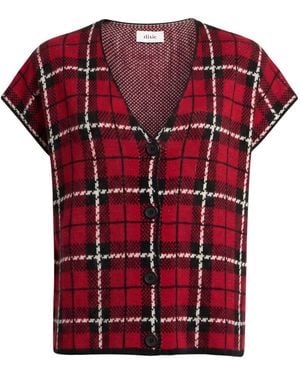 Dixie Cardigan Acrylic, Viscose, Wool, Cashmere - Red