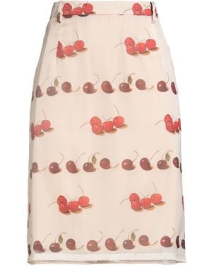 N°21 Sand Midi Skirt Silk, Polyamide - Pink