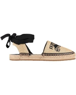 Ferragamo Espadrilles Textile Fibers, Lambskin - Black