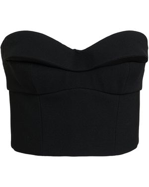 Versace Top Acetate, Viscose - Black