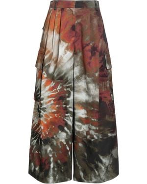 Valentino Garavani Pants Cotton, Elastane - Green