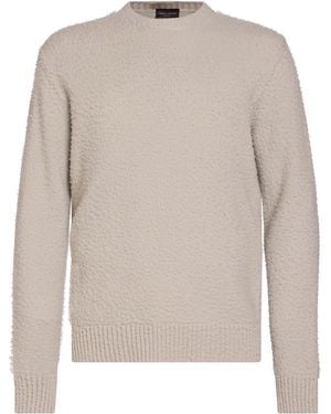 Roberto Collina Sweater Merino Wool - Blue