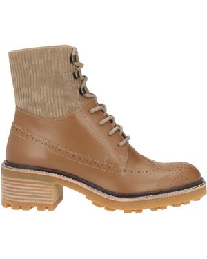 Chloé Light Ankle Boots Calfskin - Brown