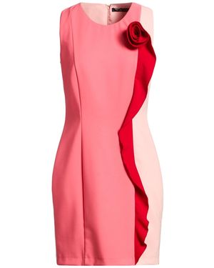 NUALY Mini Dress Polyester, Elastane - Pink