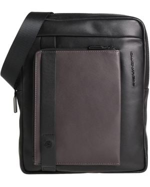 Piquadro Cross-Body Bag Cow Leather, Eva (Ethylene - Black