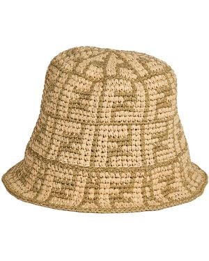 Fendi Sand Hat Viscose, Polyamide - Natural