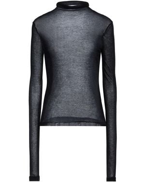 Ann Demeulemeester T-Shirt Modal, Silk - Blue