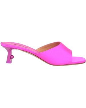 Off-White c/o Virgil Abloh Fuchsia Pop Lollipop Mules - Pink