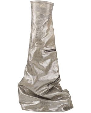 Rick Owens Boot Textile Fibers - White