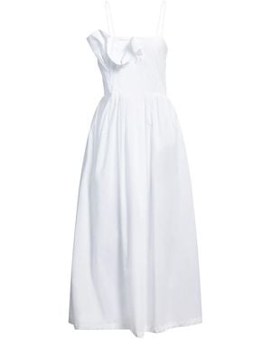 Alpha Studio Midi Dress - White